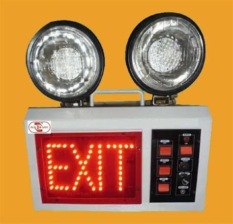 Real Safe Led Industrial Emergency Light Wall Mounting X Watts At