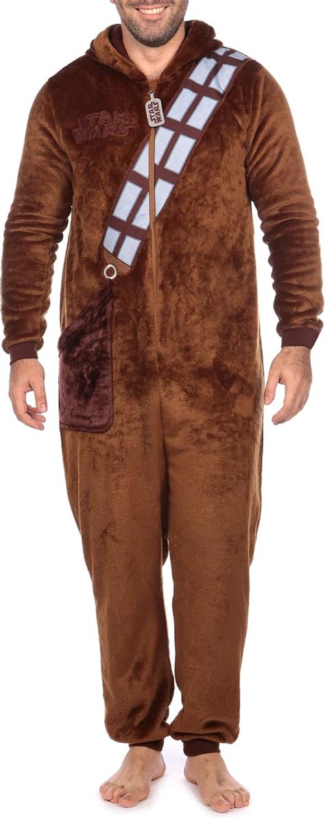 Star Wars Mens Chewbacca Onesie Brown Size X Large Uk Clothing