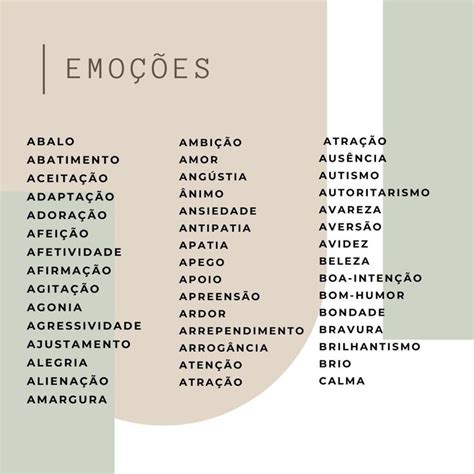 Lista De Todas As Emo Es Que Existem Sabias Que Existiam Tantas