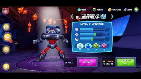 Debut Bluestreak Angry Birds Transformers Youtube