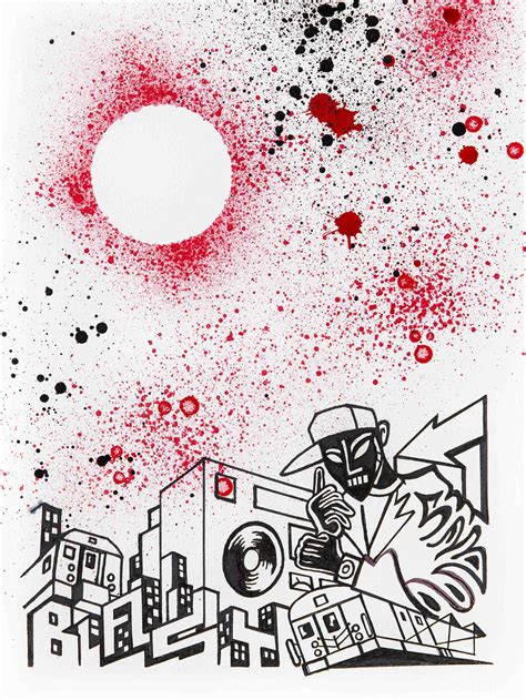 Urbaneez The Blaster By Bill Blast Buy Street Art Drawings Online