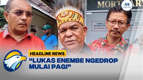 Sebelum Wafat Kuasa Hukum Lukas Enembe Ngedrop Mulai Pagi Youtube