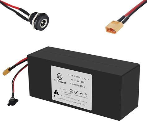 Lithium Ionen Akku 36V 10Ah 360Wh Akkupack incl 20A BMS Ladegerät für