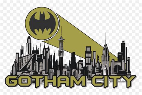 Gotham City Skyline Silhouette