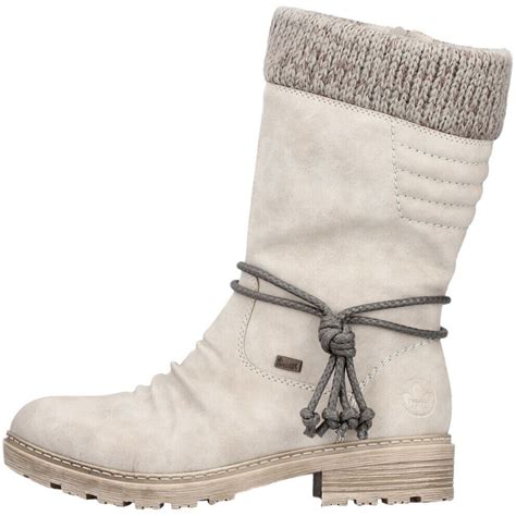 Rieker Kurzstiefel Beige Synthetik Ab Preisvergleich Bei