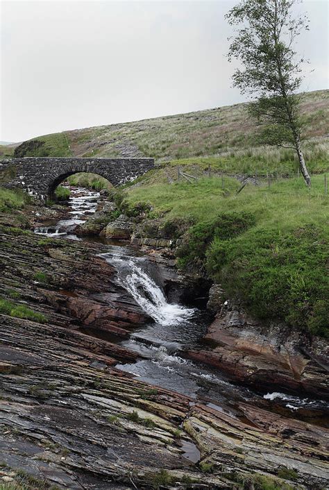 Pont Y Pennant Bridge Over The River Afon Dyfi North Wales Great