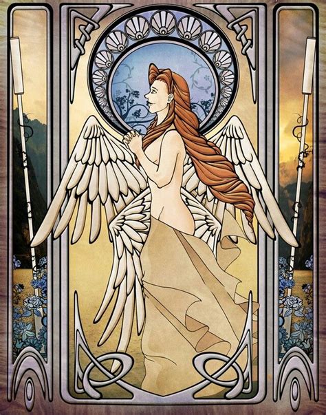 Artnouveau Angel Plot Elements Fantasy Images European Art