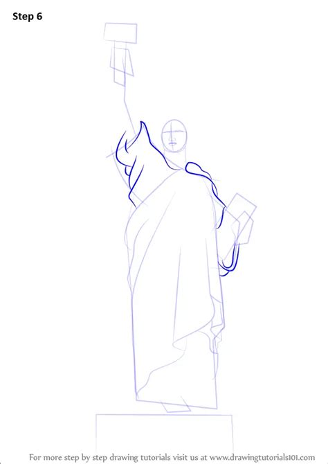 How To Draw Statue Of Liberty Statues Step By Step