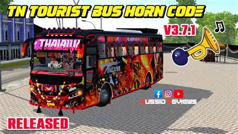 Tn Tourist Bus Horn Code Released Bussid V Br Garage Bussid