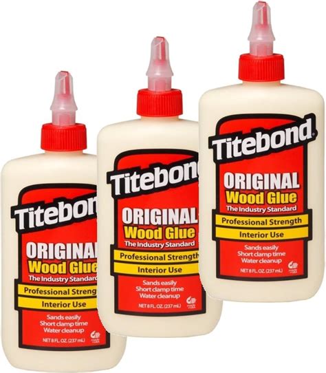 Franklin Titebond 5063 Original Wood Glue 8 Oz Bottle 3 Pack Wood Glue Amazon Canada