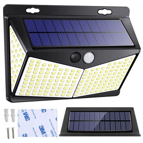 LAMPA SOLARNA Z CZUJNIKIEM RUCH ZMIERZCHU 208 LED