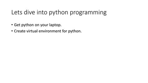 Python Programming 2nd Ppt