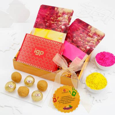 Buy Send Holi Delights Gift Box Personalized Online IGP JVS1277236