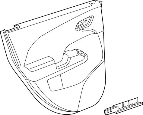 Chevrolet Silverado 1500 Door Interior Trim Panel Sedan Wpower
