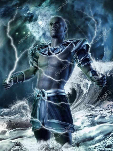 Fantasy God With Lightning Bolts Stock Photo By ©fairytaledesign 54523971