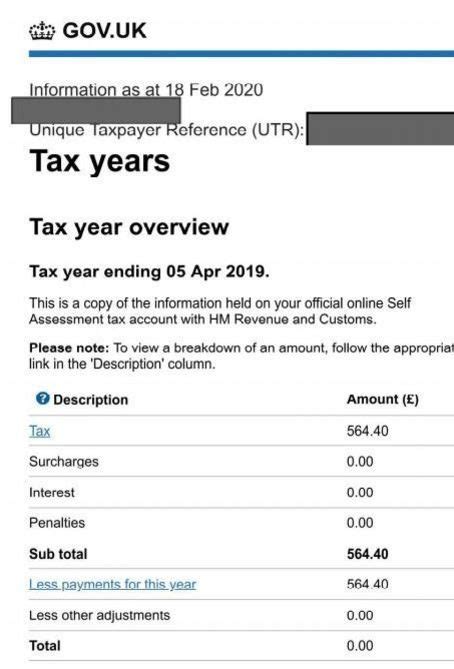 How To Download Your Sa302 Tax Calculations Tax Returns Sa100 And