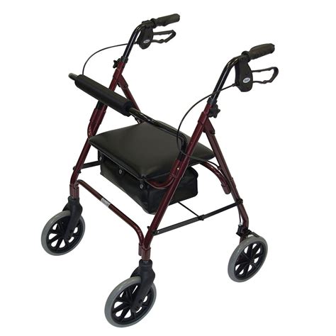 Days 100 Series Lightweight Four Wheeled Rollator 4 Wheel Walkers