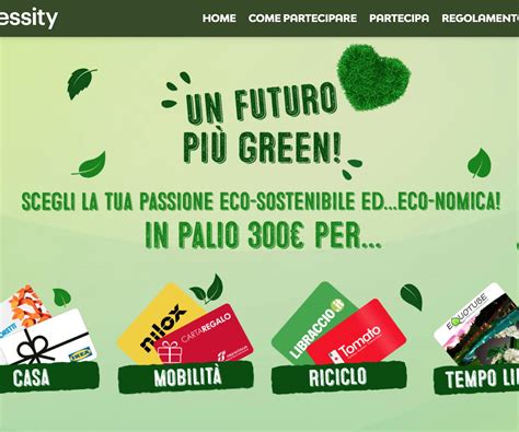 Concorso Tempo Nuvenia Demak Up E Tena UN FUTURO PIU GREEN Premi E