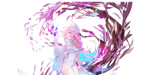 Illustration Honkai Impact 3 Elysia 爱莉希雅 花嫁 Pixiv