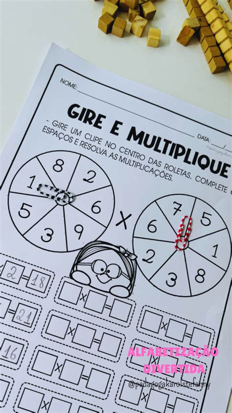 COMBO 62 Multiplicando Loja Pedagoga Karol Stéfanny