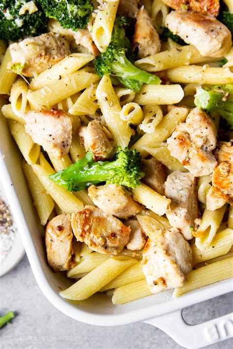 Classic Chicken Broccoli Pasta Garden In The Kitchen