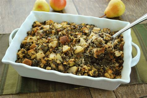 Bread And Wild Rice Stuffing With Pears And Walnuts Pamelas Products