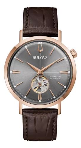 Rel Gio Autom Tico Bulova Para Homens A Aerojet Original Strap