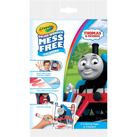 Crayola Color Wonder Thomas The Train Mini Marker And Paper Set