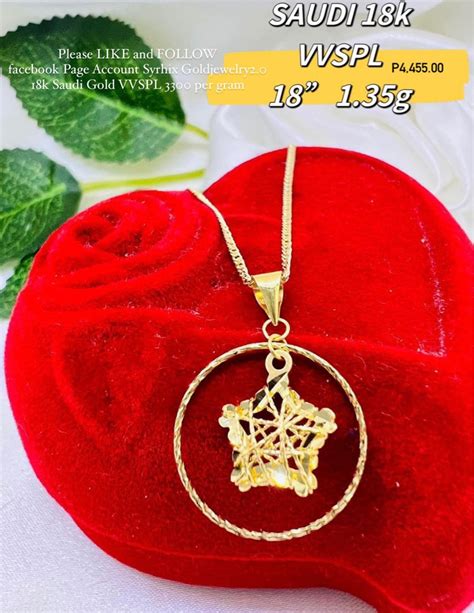 Only P Gram K Saudi Gold Necklace Women S Fashion Jewelry