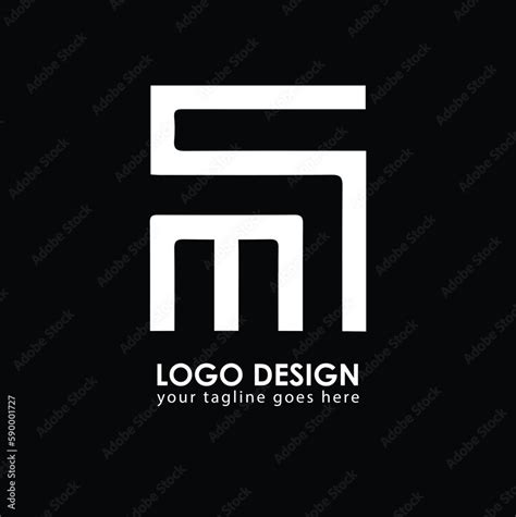 Mq Mq Logo Design Creative Minimal Letter Mq Mq Monogram Stock Vector