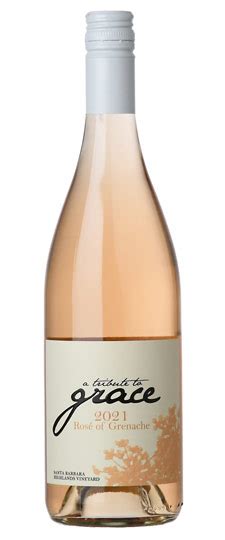 2021 A Tribute to Grace Santa Barbara Highlands Rosé of Grenache SKU