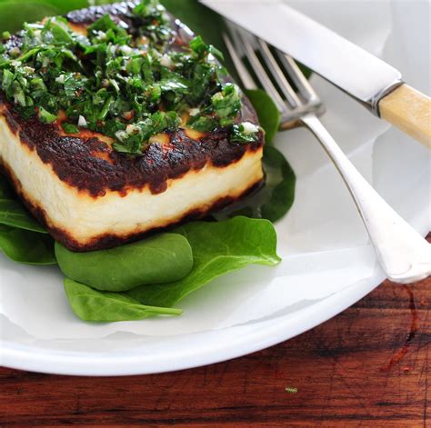 Tofu Steaks With Chimichurri Recipe On Stonesoup Thestones Flickr