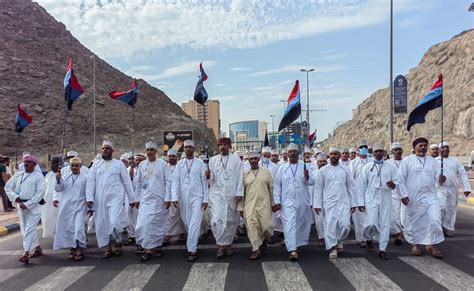 وكالة الأنباء العمانية بعثة الحج العسكرية تؤدي المناسك