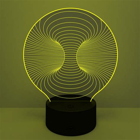 3d Illusion Led Lamp Double Cut Designs Llc