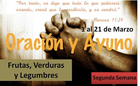 Oración y Ayuno | CCVA Comunidad Cristiana Vida Abundante Alcobendas