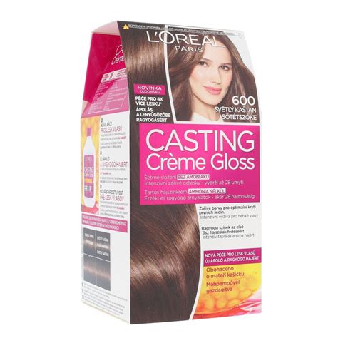 Loréal Paris Casting Creme Gloss Βαφή μαλλιών για γυναίκες 48 Ml Απόχρωση 600 Light Brown