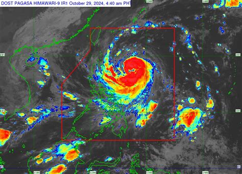 PAGASA Leon Intensifies Into Typhoon