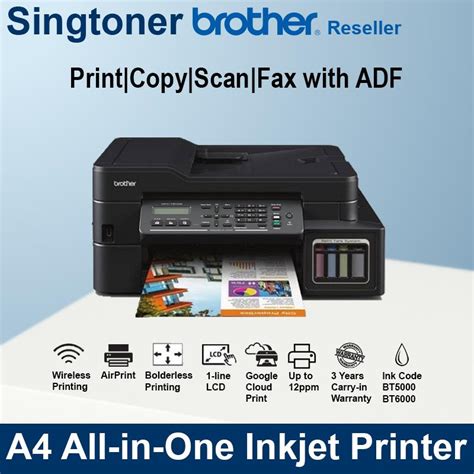 Brother MFC T810W AIO Ink Tank Printer Singtoner One Stop Solutions