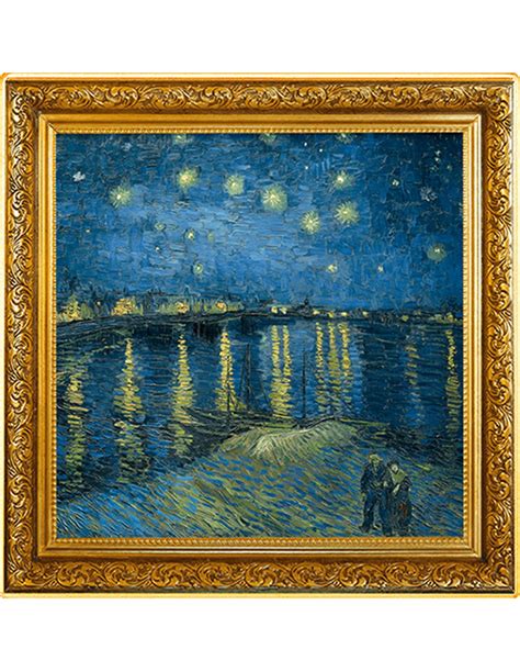 Noche Estrellada Sobre El R Dano Aniversario Vincent Van Gogh