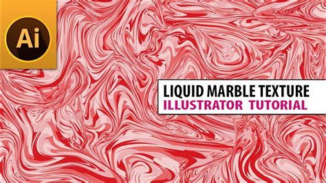 Illustrator Liquid Marble Texture Effect Tutorial YouTube