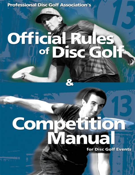 PDF Official Rules Regulations Of Disc Golf Rules Regulations Of