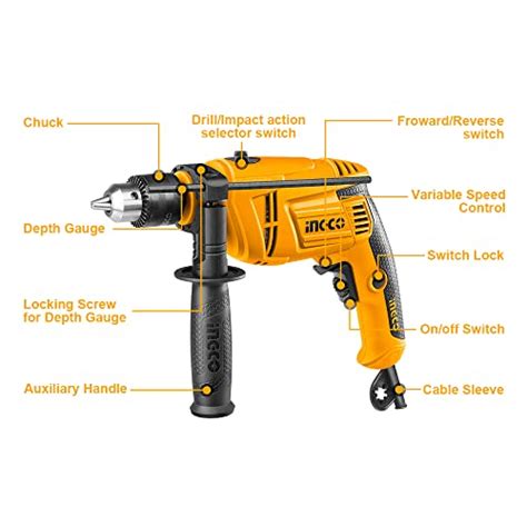 Ingco Impact Drill W Rpm Mm Power Hammer Drills