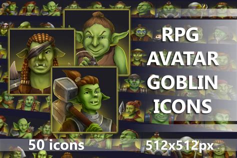 50 Rpg Avatar Goblin Icons Download