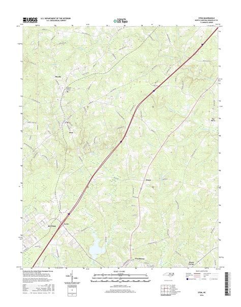 Mytopo Stem North Carolina Usgs Quad Topo Map