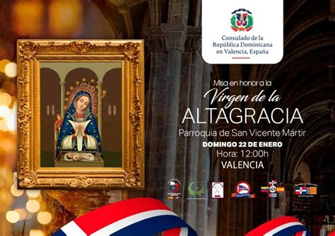 Misa En Honor De La Virgen De La Altagracia Consulado De La