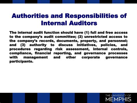 Ppt Internal Auditors’ Roles And Responsibilities Powerpoint Presentation Id 398233