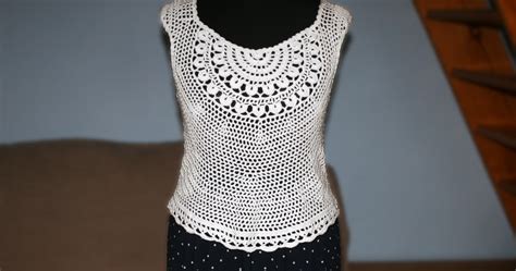 Szyde Kowe Prace Letnia Bluzka Na Szyde Ku Summer Crochet Top