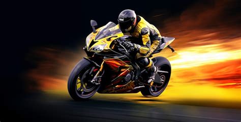 Premium AI Image | motorcycle on the road Motorcycle racing sports bike for riding hd wallpaper