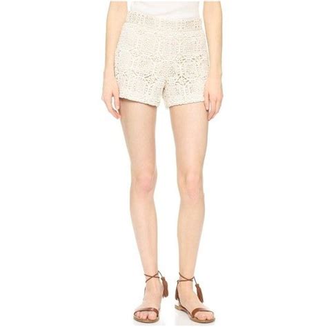 Alice Olivia Susi High Waisted Shorts High Waisted Lace Shorts High Waisted Shorts Lace Shorts