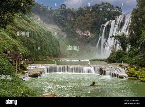 Guizhou Province China Yellow Fruit Tree Huangguoshu Waterfall